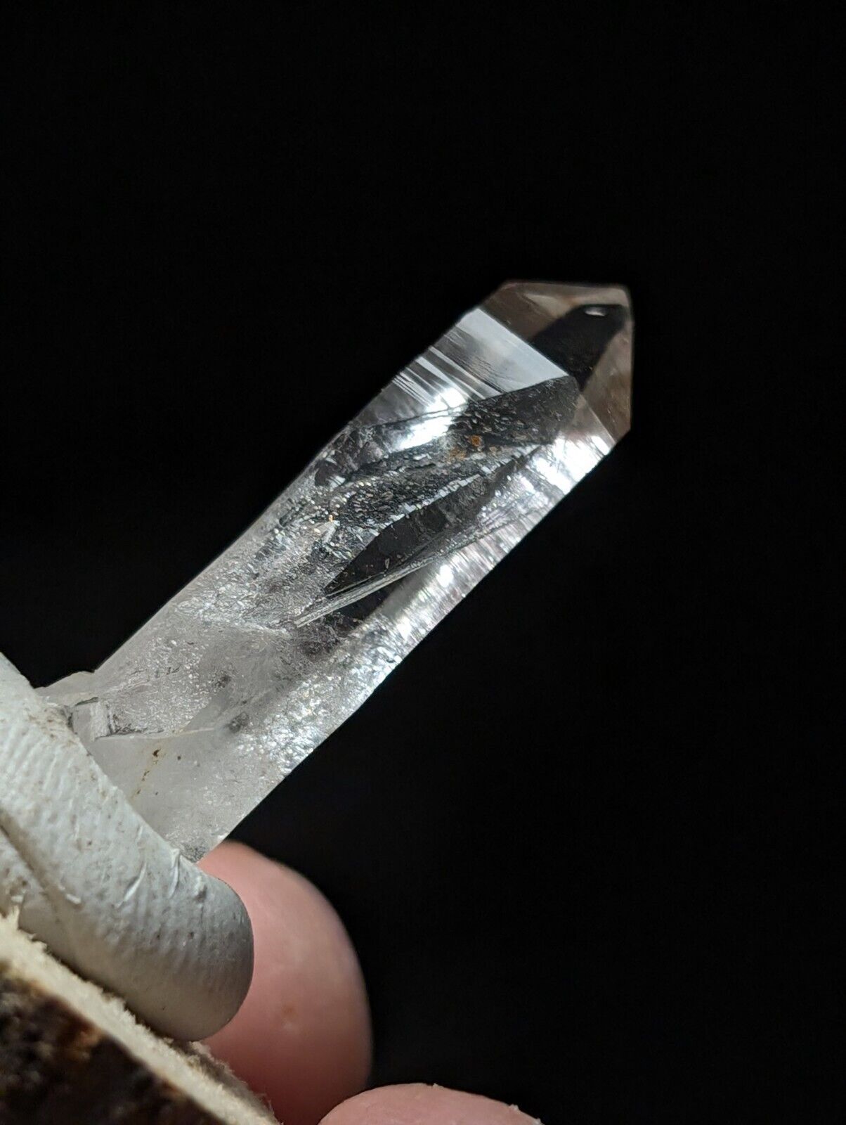 Arkansas Quartz Crystal Point - OOAK natural mineral specimen AR USA - Collectibles:Rocks Fossils & Minerals:Crystals