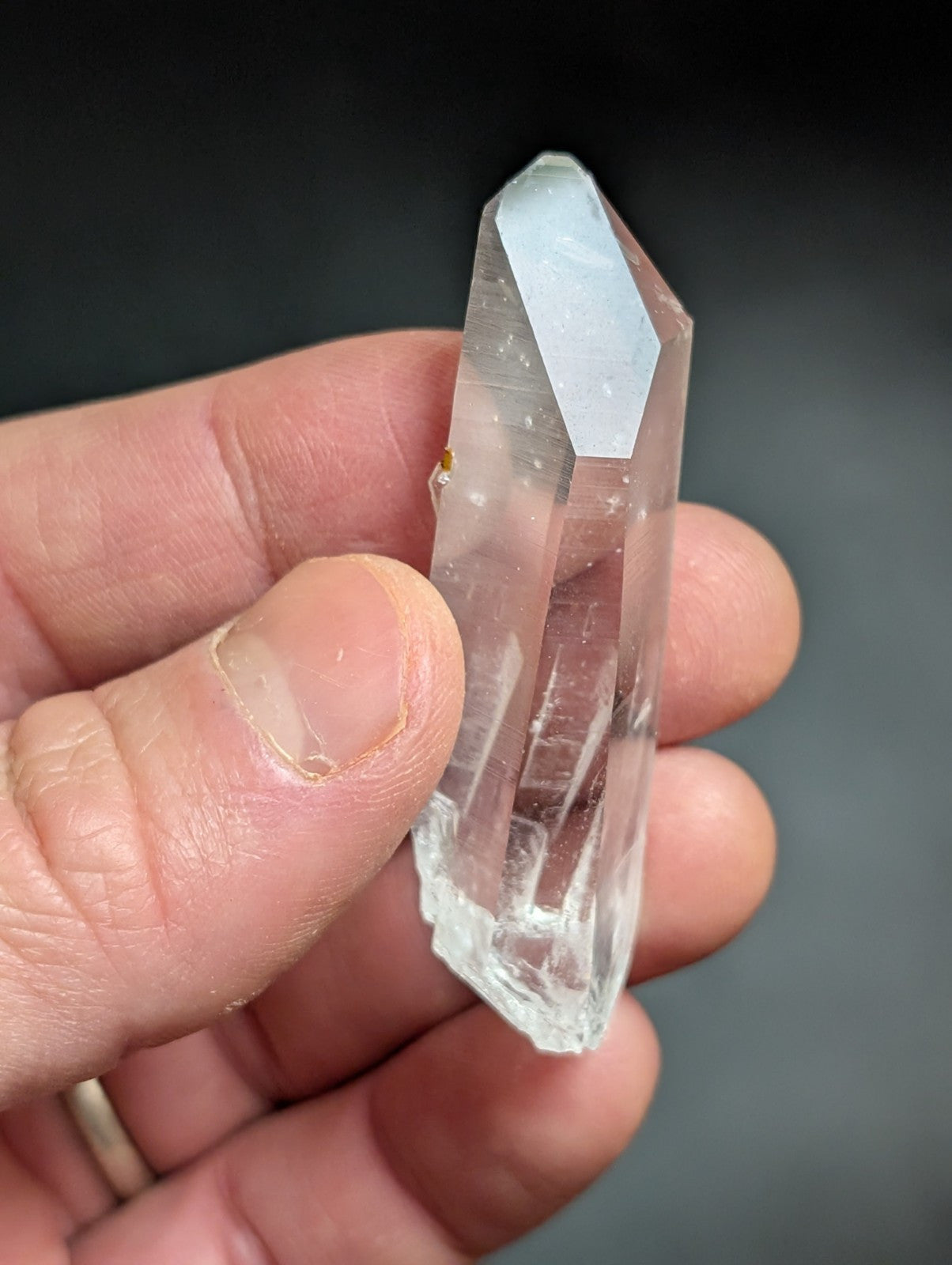 Arkansas Quartz Crystal Point - OOAK natural mineral specimen AR USA - Collectibles:Rocks Fossils & Minerals:Crystals