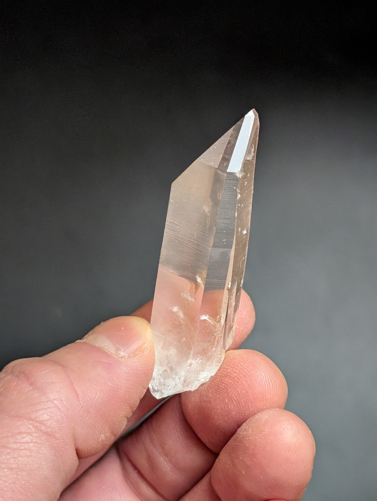 Arkansas Quartz Crystal Point - OOAK natural mineral specimen AR USA - Collectibles:Rocks Fossils & Minerals:Crystals