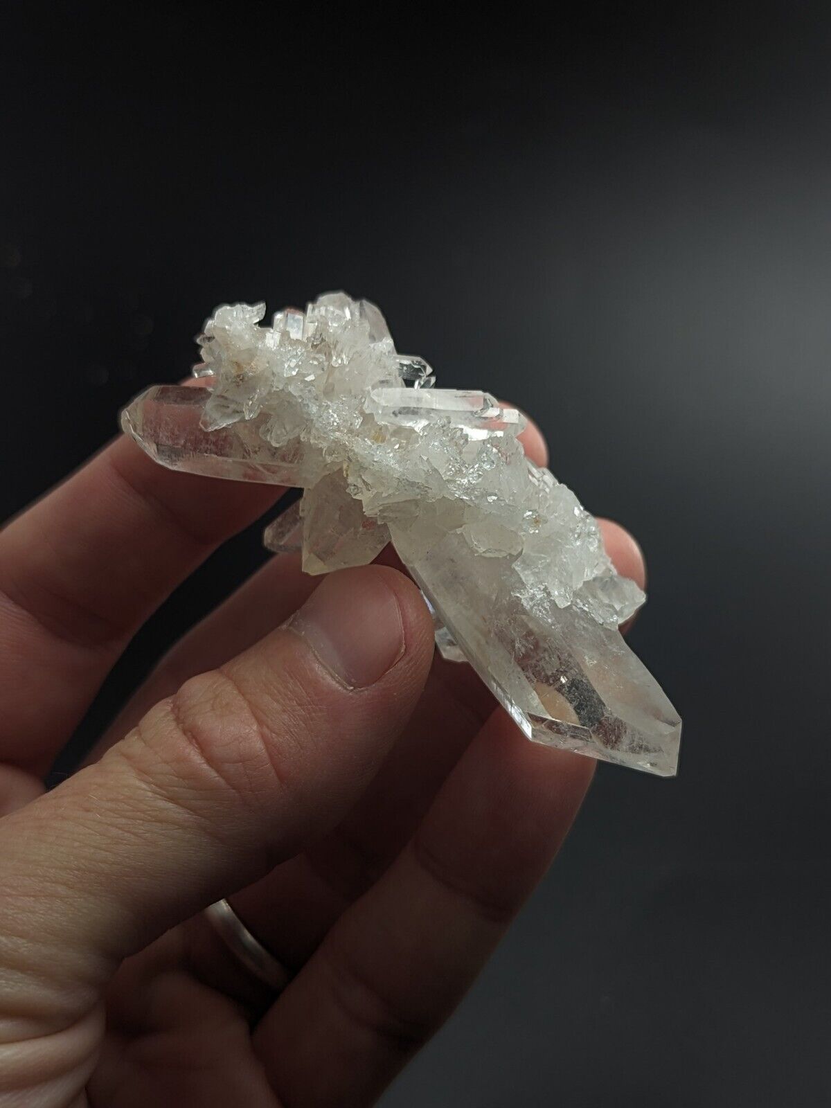Beautiful Quartz Crystal Cluster Old Stock Garland County Arkansas ooak - Collectibles:Rocks Fossils &