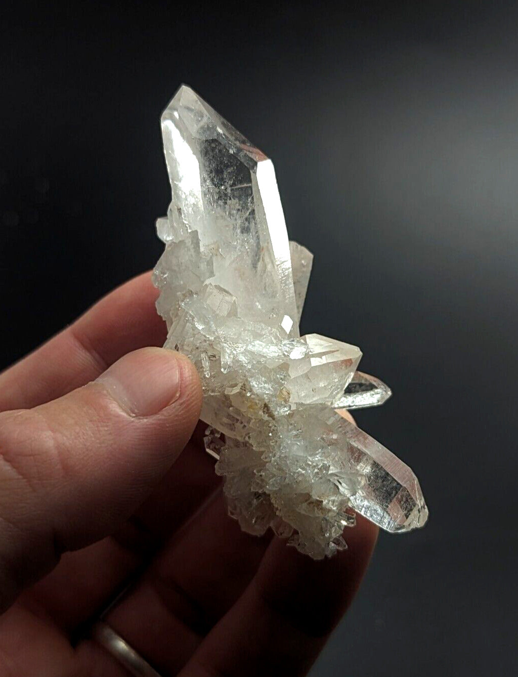 Beautiful Quartz Crystal Cluster Old Stock Garland County Arkansas ooak - Collectibles:Rocks Fossils &
