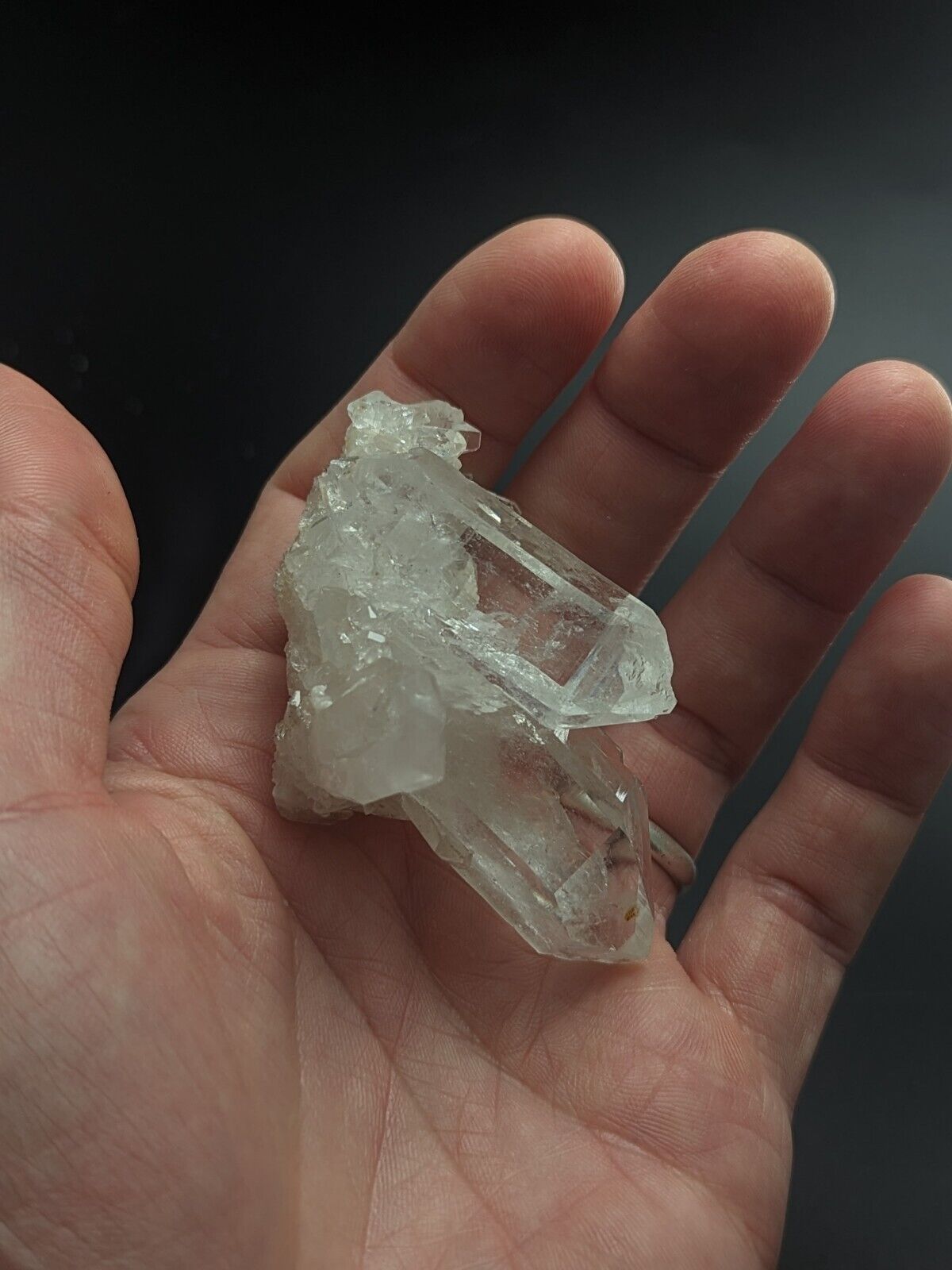 Beautiful Quartz Crystal Cluster Old Stock Garland County Arkansas ooak - Collectibles:Rocks Fossils &
