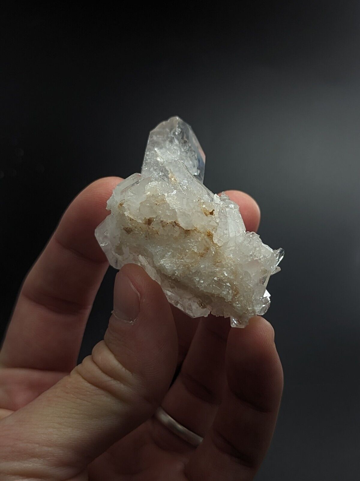 Beautiful Quartz Crystal Cluster Old Stock Garland County Arkansas ooak - Collectibles:Rocks Fossils &