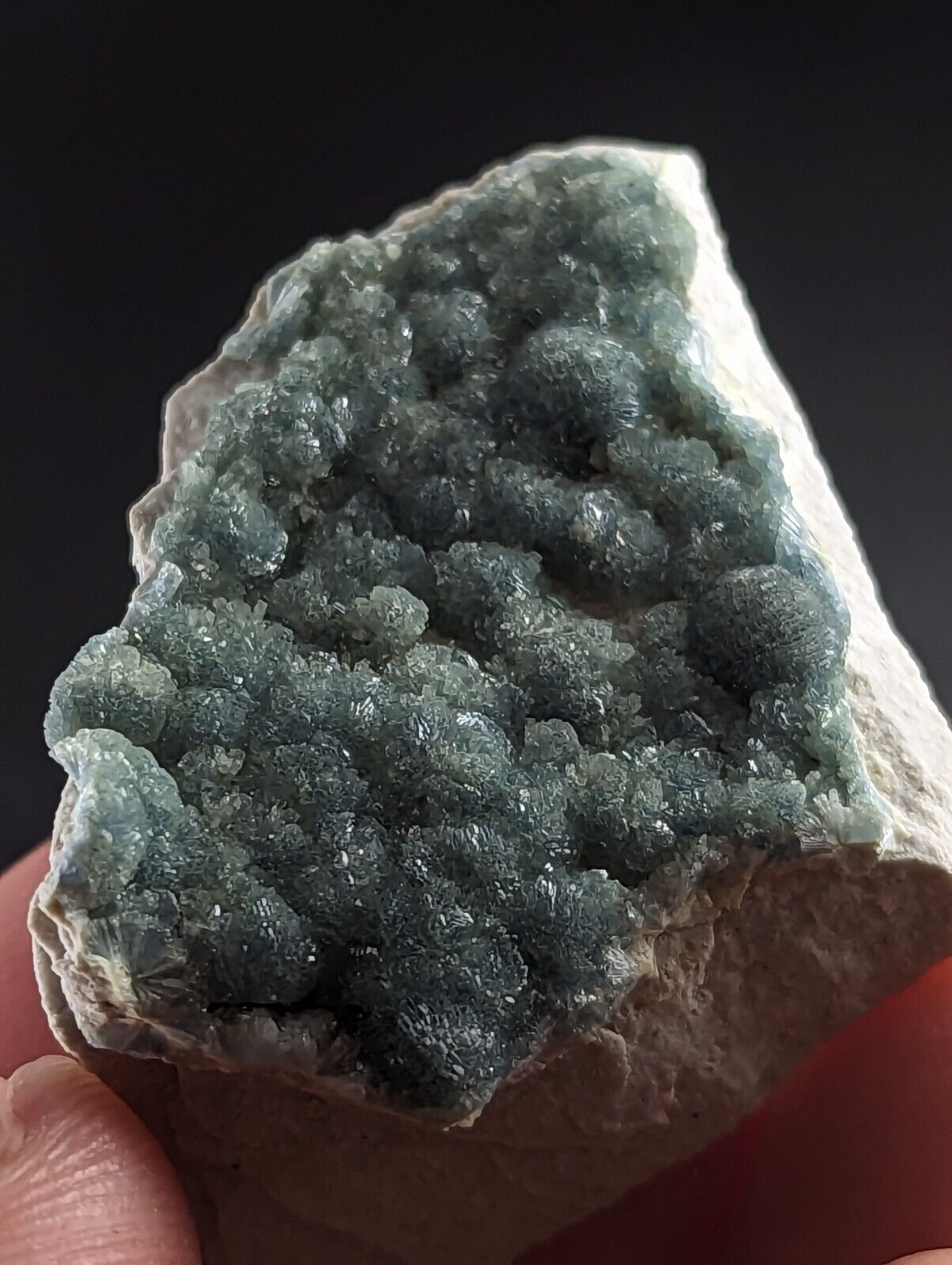 Blue Green Wavellite -Old Stock- Delinde/Schmitt mine - Garland County Arkansas - Collectibles:Rocks Fossils &