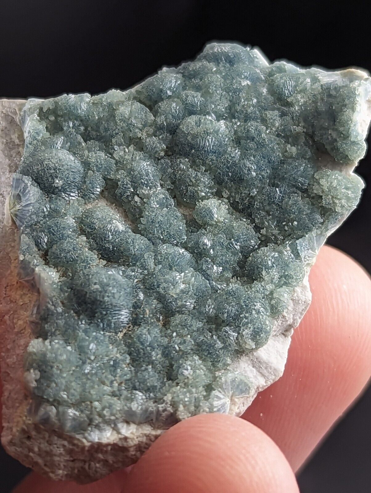 Blue Green Wavellite -Old Stock- Delinde/Schmitt mine - Garland County Arkansas - Collectibles:Rocks Fossils &