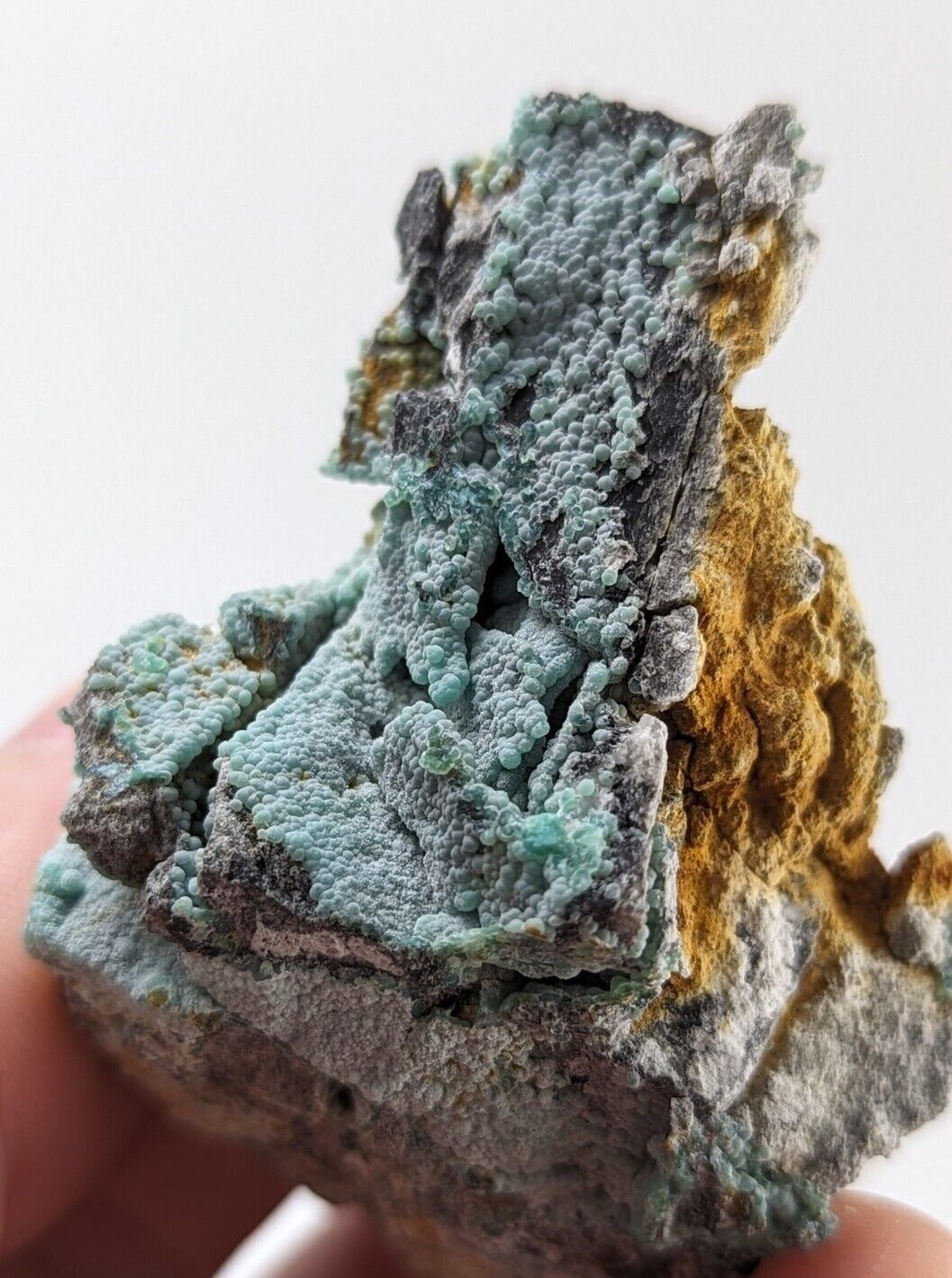 Blue Planerite Mauldin Mountain Montgomery Co. Arkansas USA (Top Aesthetics) - Collectibles:Rocks Fossils &