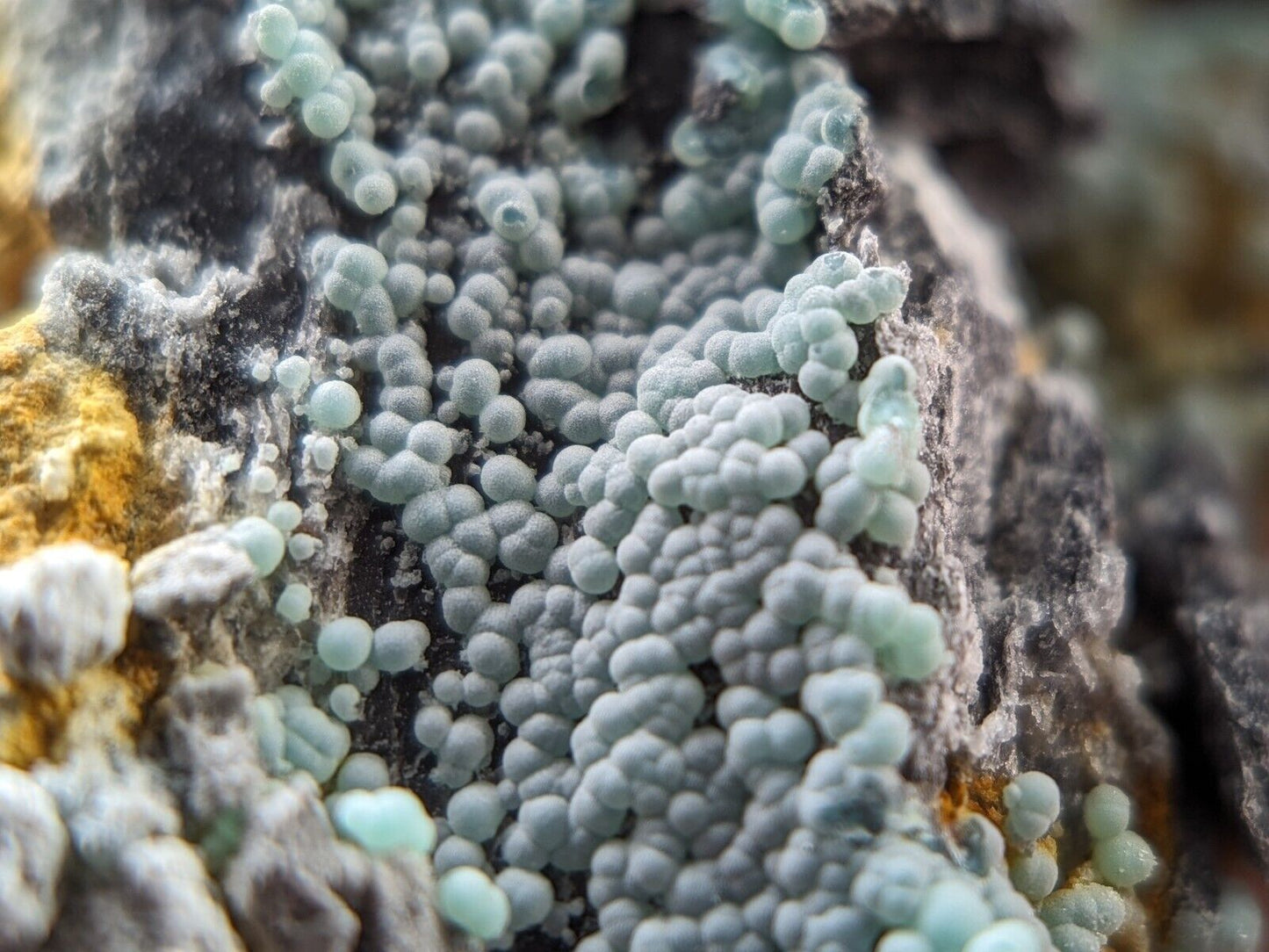 Blue Planerite Mauldin Mountain Montgomery Co. Arkansas USA (Top Aesthetics) - Collectibles:Rocks Fossils &