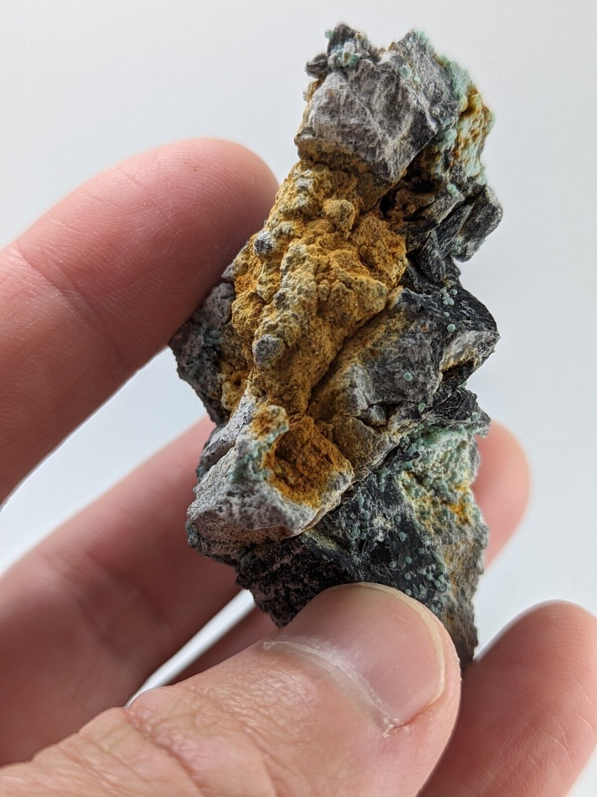 Blue Planerite Mauldin Mountain Montgomery Co. Arkansas USA (Top Aesthetics) - Collectibles:Rocks Fossils &