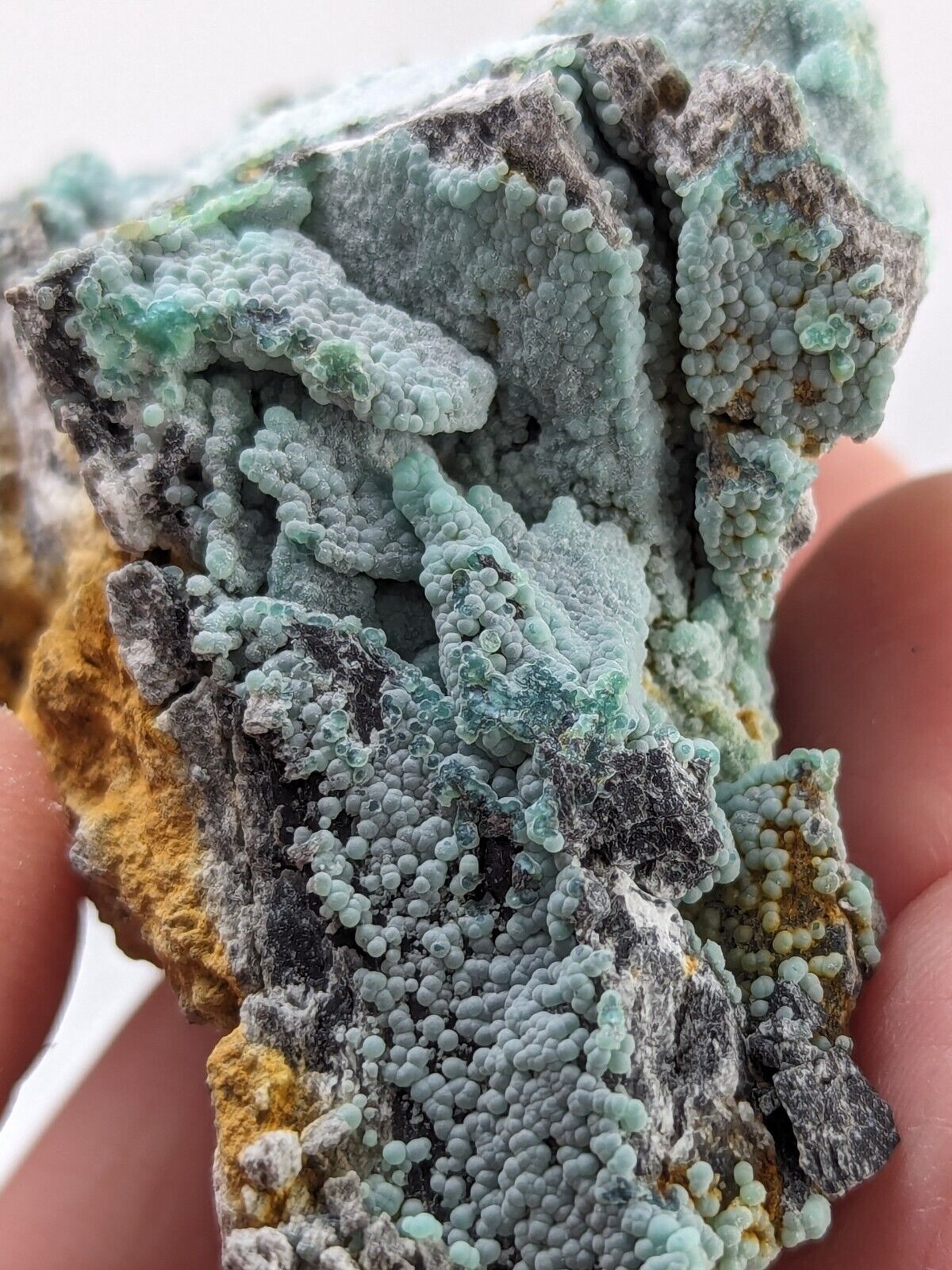 Blue Planerite Mauldin Mountain Montgomery Co. Arkansas USA (Top Aesthetics) - Collectibles:Rocks Fossils &