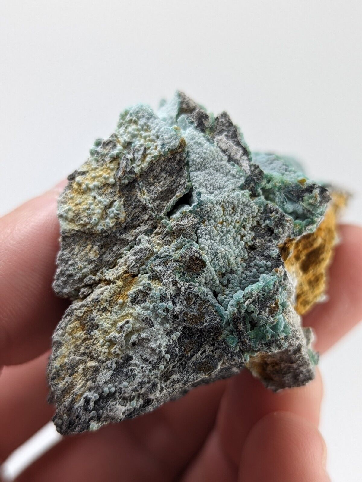 Blue Planerite Mauldin Mountain Montgomery Co. Arkansas USA (Top Aesthetics) - Collectibles:Rocks Fossils &