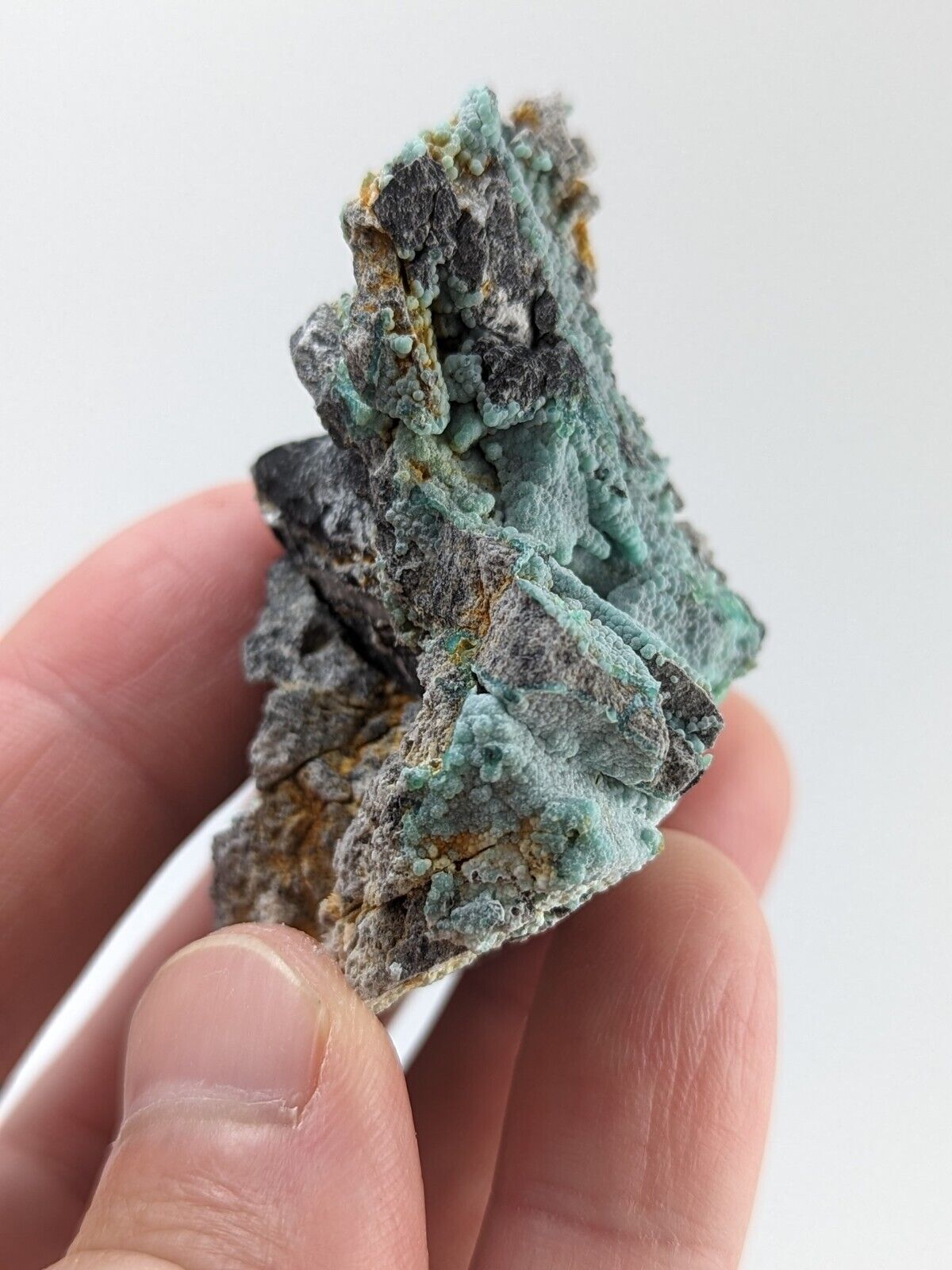 Blue Planerite Mauldin Mountain Montgomery Co. Arkansas USA (Top Aesthetics) - Collectibles:Rocks Fossils &