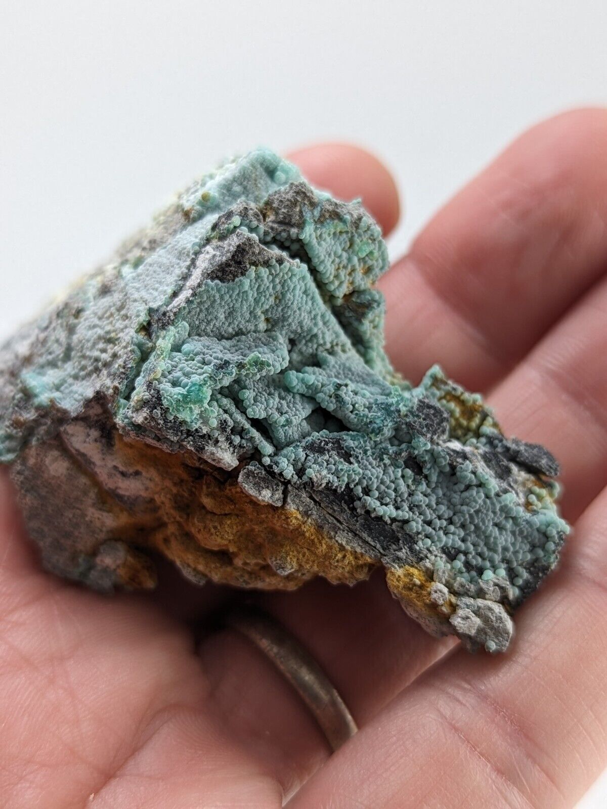 Blue Planerite Mauldin Mountain Montgomery Co. Arkansas USA (Top Aesthetics) - Collectibles:Rocks Fossils &
