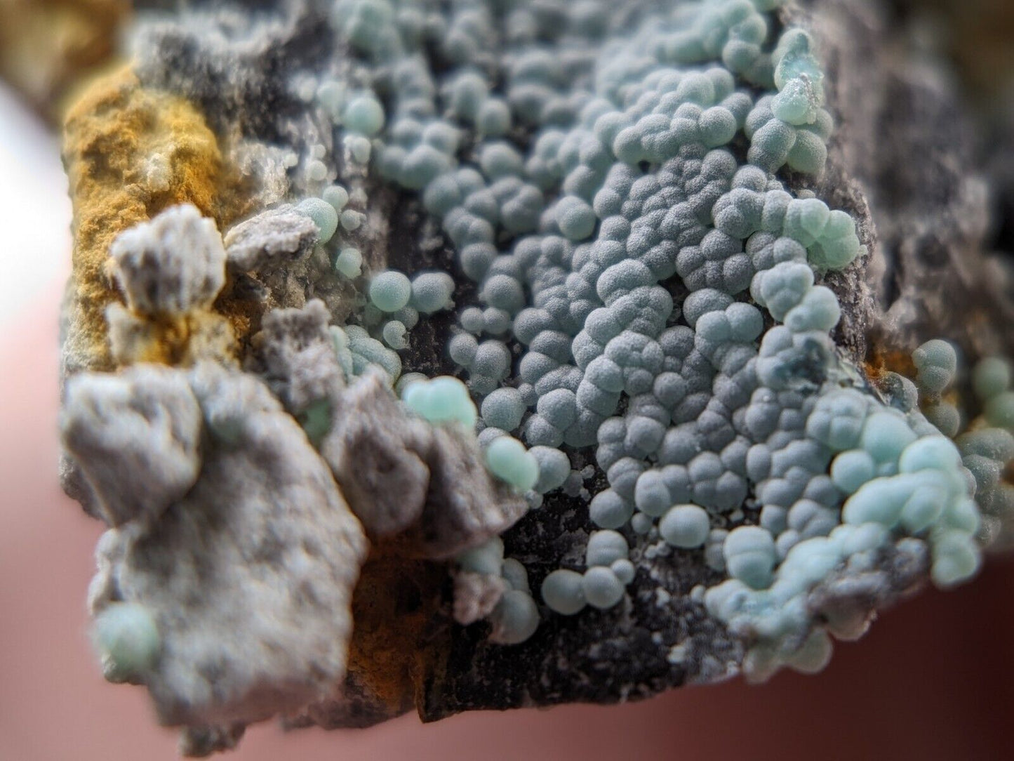 Blue Planerite Mauldin Mountain Montgomery Co. Arkansas USA (Top Aesthetics) - Collectibles:Rocks Fossils &