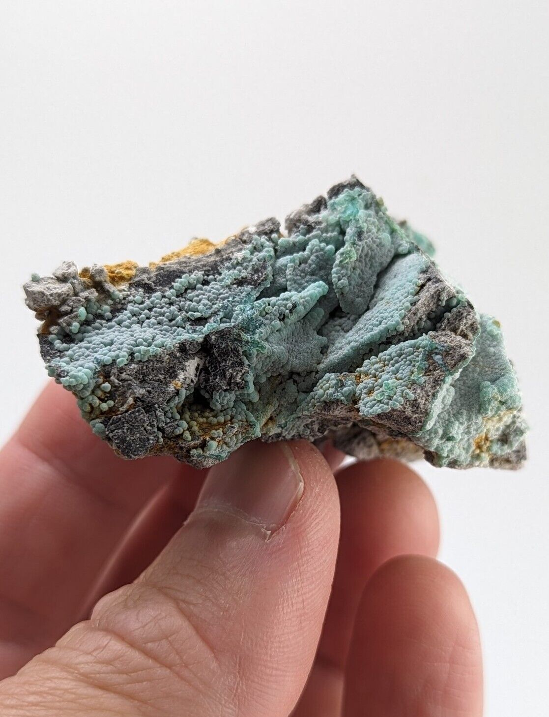 Blue Planerite Mauldin Mountain Montgomery Co. Arkansas USA (Top Aesthetics) - Collectibles:Rocks Fossils &