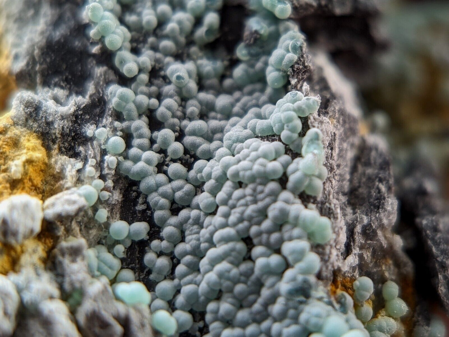 Blue Planerite Mauldin Mountain Montgomery Co. Arkansas USA (Top Aesthetics) - Collectibles:Rocks Fossils &