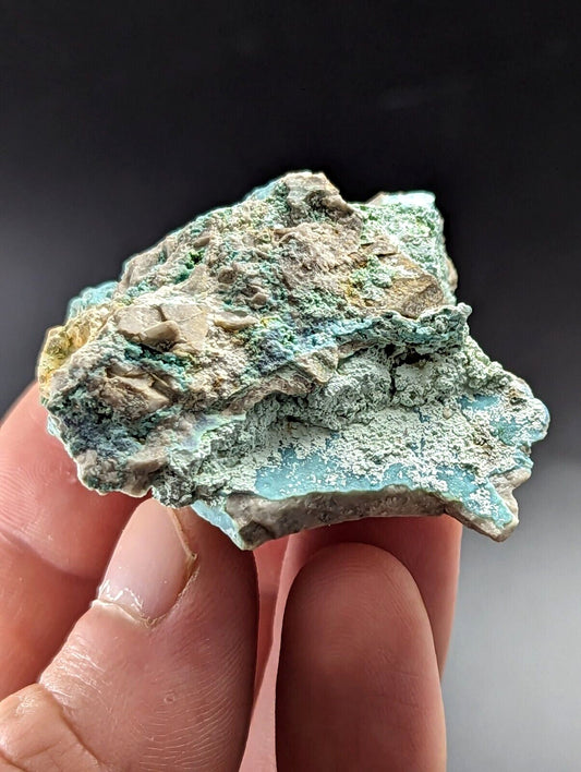 Blue Planerite / Turquoise Group - Polk County Arkansas old stock - Collectibles:Rocks Fossils & Minerals:Crystals