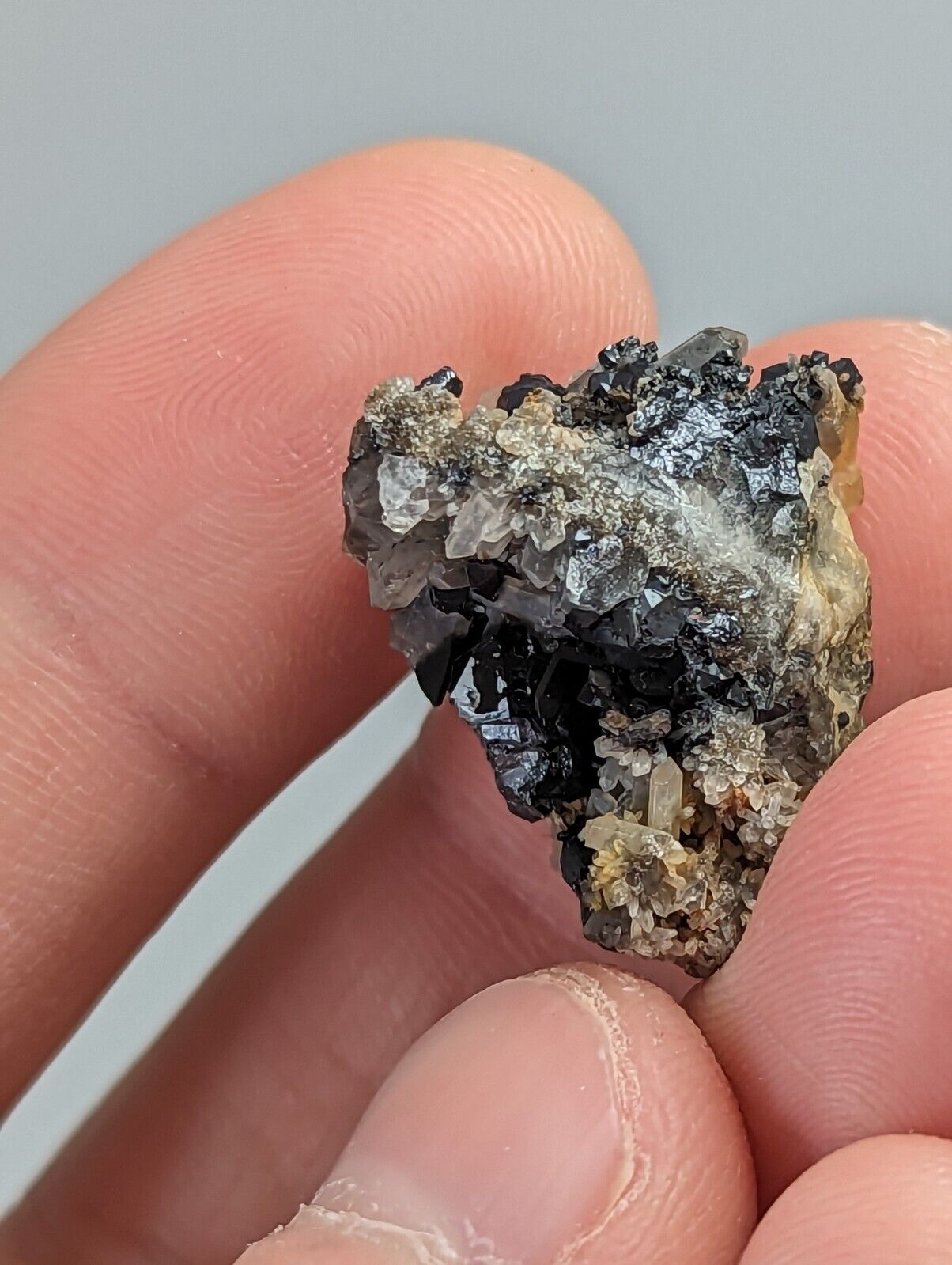 Brookite on Quartz Magnet Cove Hot Spring Co Arkansas Super Rare Old Stock - Collectibles:Rocks Fossils &