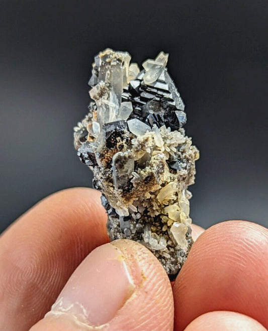 Brookite and Quartz Magnet Cove Hot Spring Co Arkansas Super Rare Old Stock - Collectibles:Rocks Fossils &
