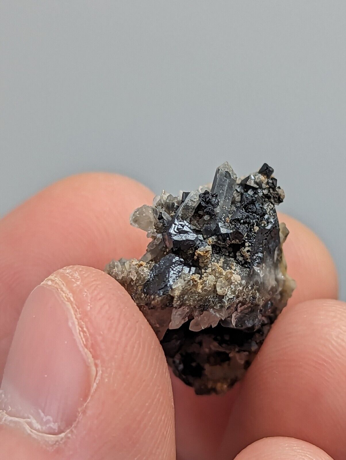 Brookite on Quartz Magnet Cove Hot Spring Co Arkansas Super Rare Old Stock - Collectibles:Rocks Fossils &