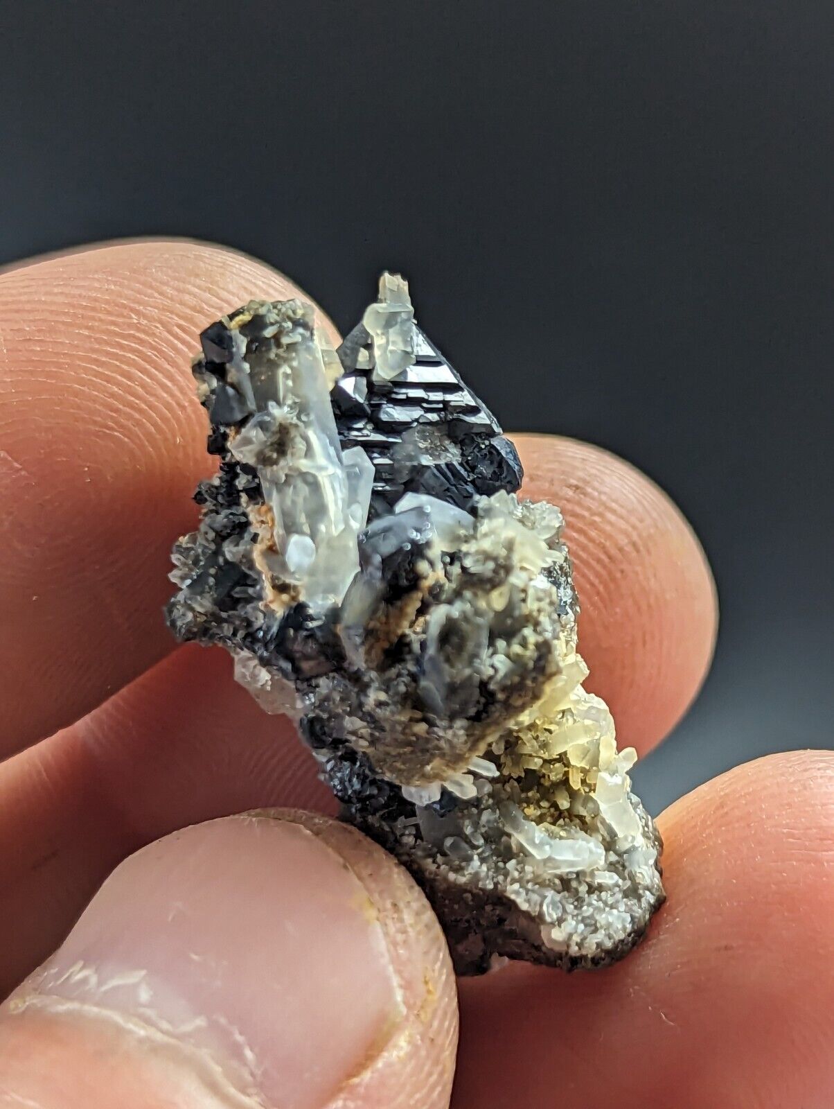 Brookite and Quartz Magnet Cove Hot Spring Co Arkansas Super Rare Old Stock - Collectibles:Rocks Fossils &