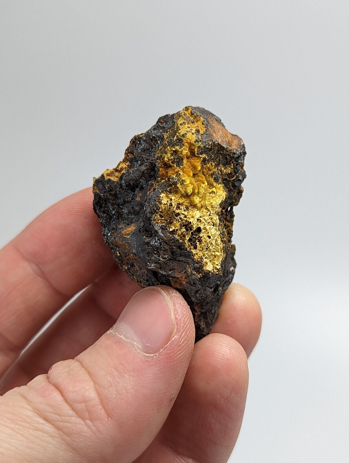 Cacoxenite on Novaculite Matrix Rare old stock 1970s Polk County Arkansas - Collectibles:Rocks Fossils &