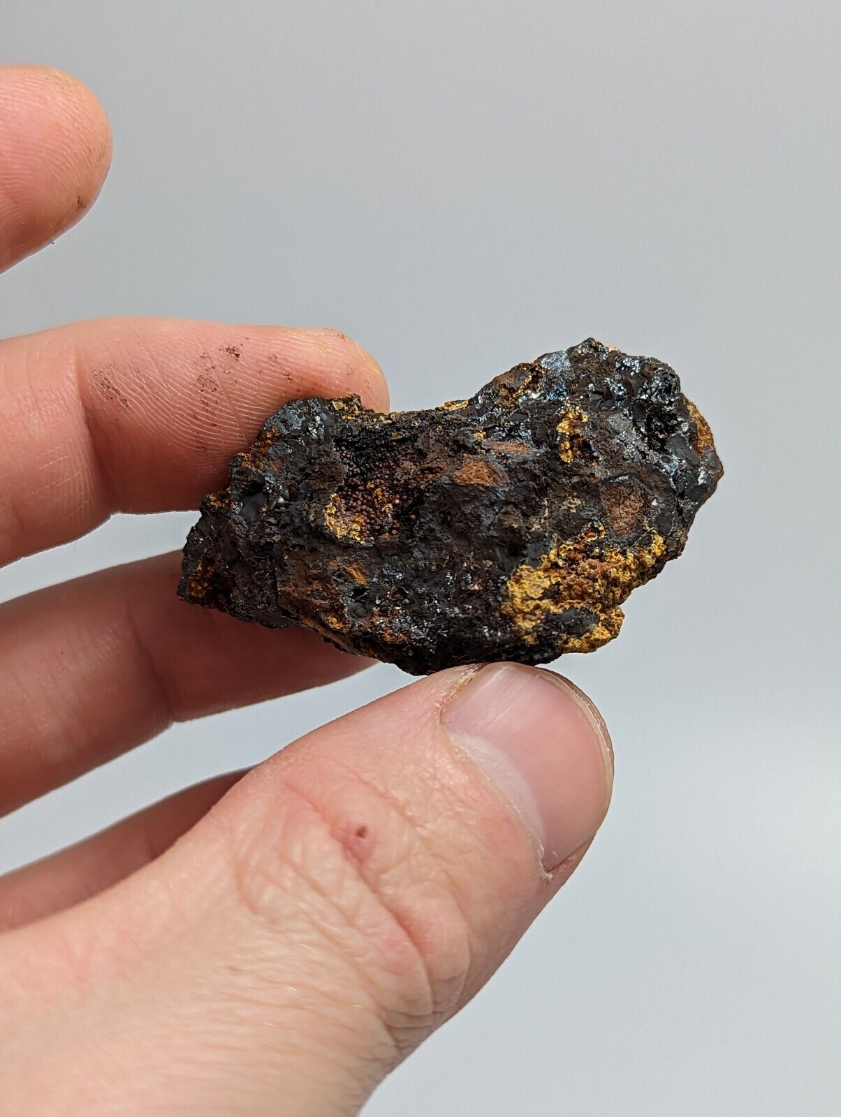 Cacoxenite on Novaculite Matrix Rare old stock 1970s Polk County Arkansas - Collectibles:Rocks Fossils &