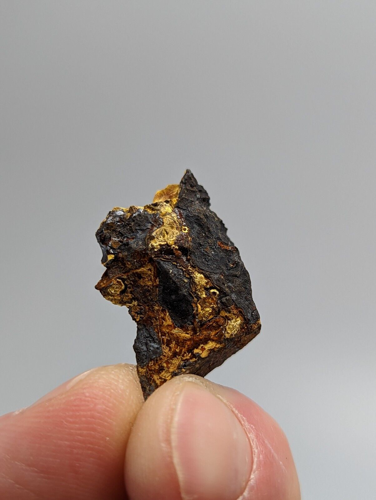 Cacoxenite on Novaculite Matrix Rare old stock 1970s Polk County Arkansas - Collectibles:Rocks Fossils &