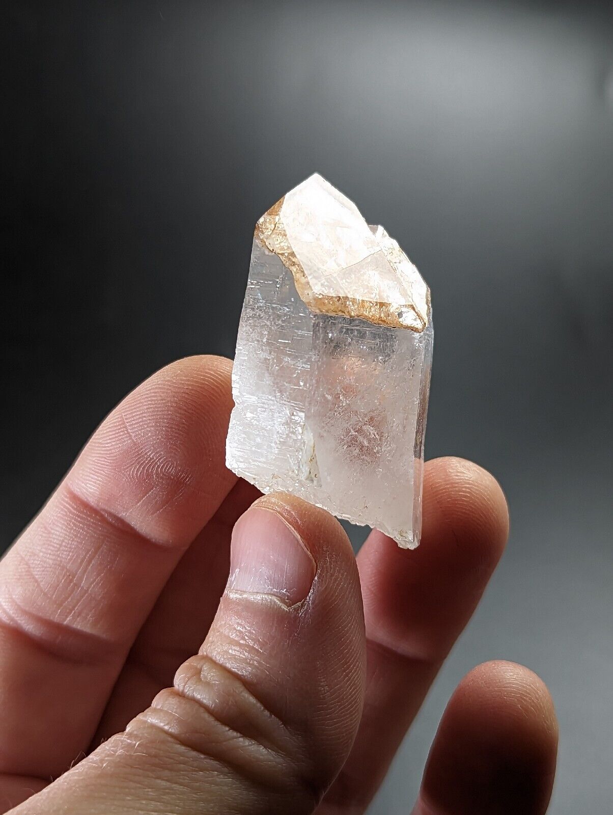 Clay included Quartz Crystal - Very Unique - Montgomery County Arkansas ooak - Collectibles:Rocks Fossils &