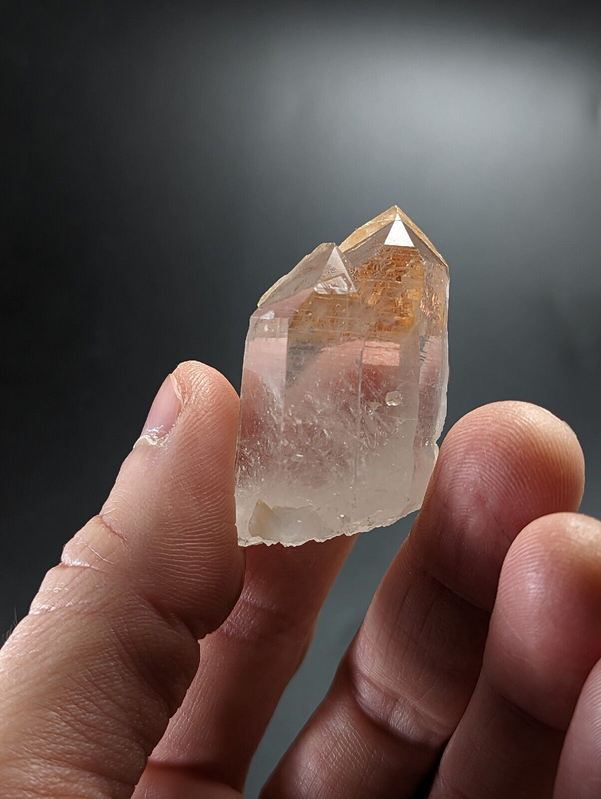 Clay included Quartz Crystal - Very Unique - Montgomery County Arkansas ooak - Collectibles:Rocks Fossils &