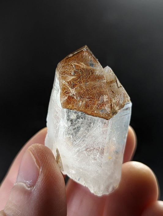 Clay included Quartz Crystal - Very Unique - Montgomery County Arkansas ooak - Collectibles:Rocks Fossils &