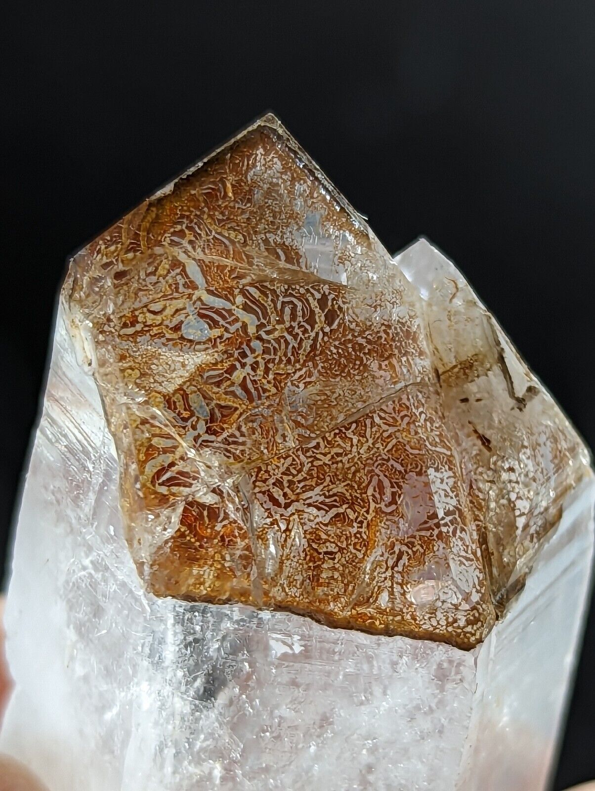 Clay included Quartz Crystal - Very Unique - Montgomery County Arkansas ooak - Collectibles:Rocks Fossils &