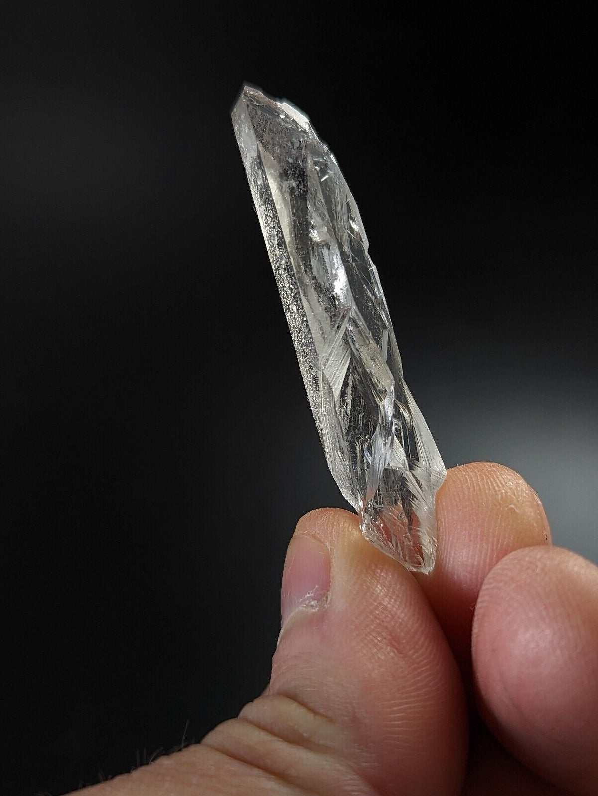 Clear Quartz Crystal Point Very Rare form- Garland County Arkansas old stock - Collectibles:Rocks Fossils &