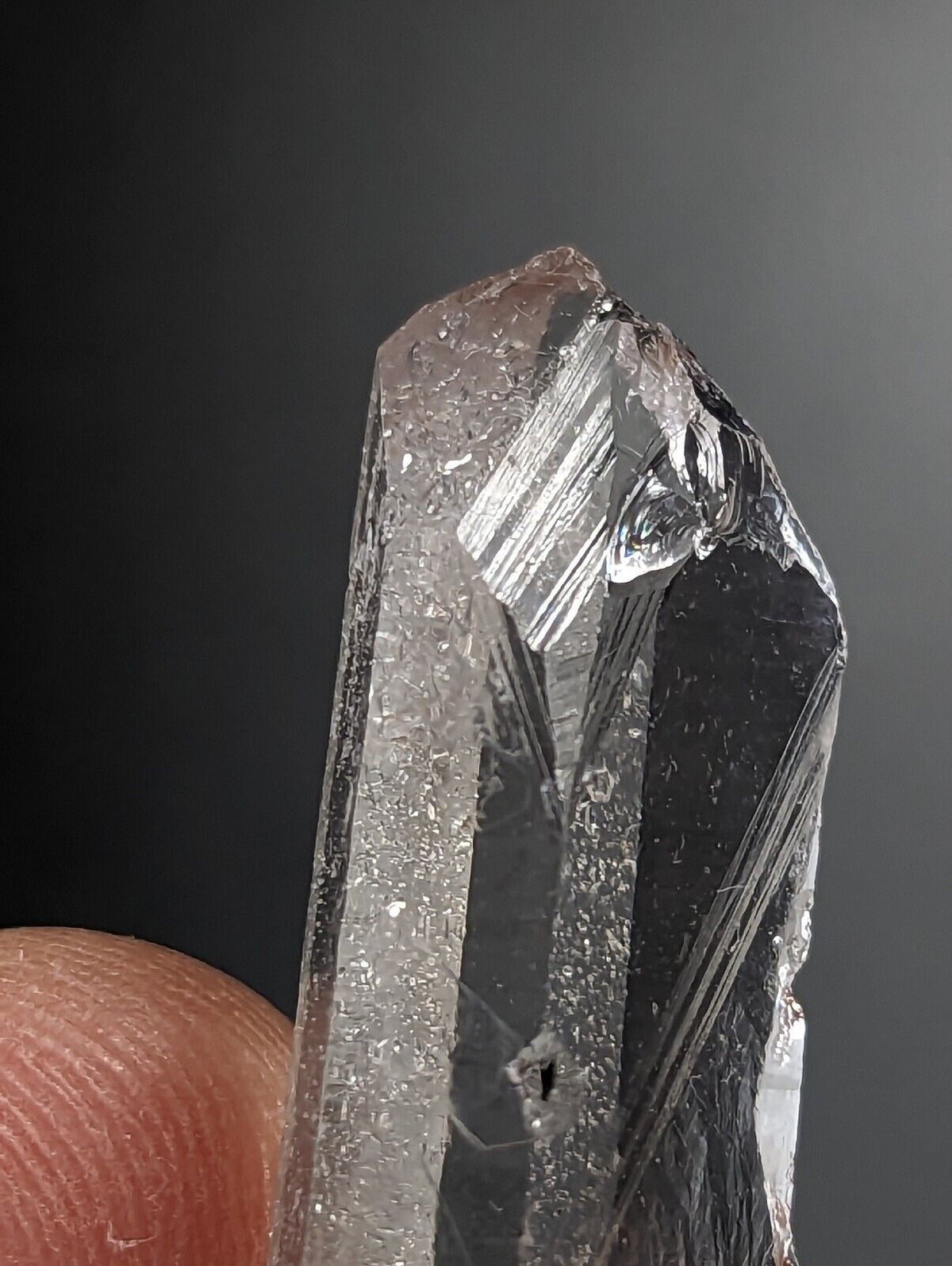 Clear Quartz Crystal Point Very Rare form- Garland County Arkansas old stock - Collectibles:Rocks Fossils &