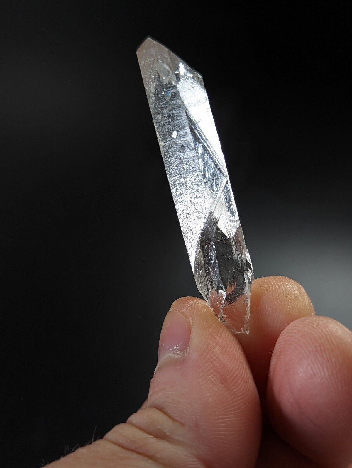 Clear Quartz Crystal Point Very Rare form- Garland County Arkansas old stock - Collectibles:Rocks Fossils &