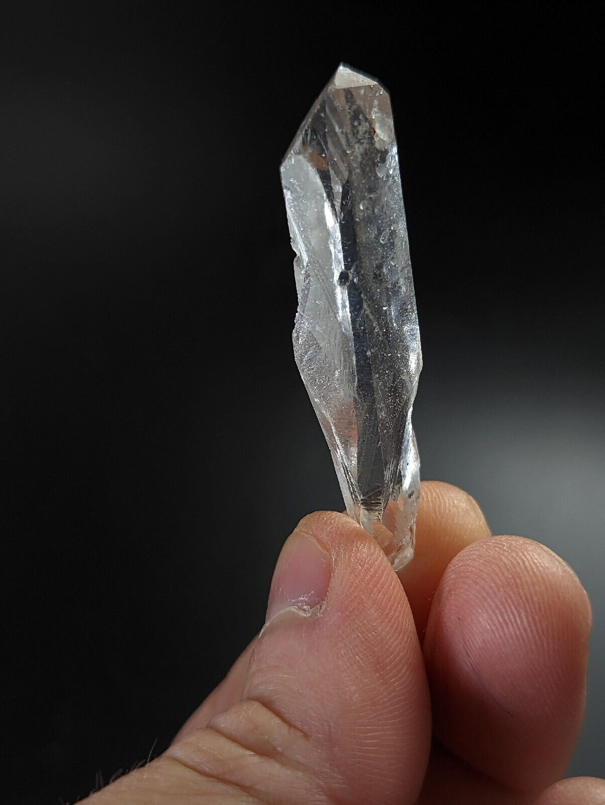 Clear Quartz Crystal Point Very Rare form- Garland County Arkansas old stock - Collectibles:Rocks Fossils &