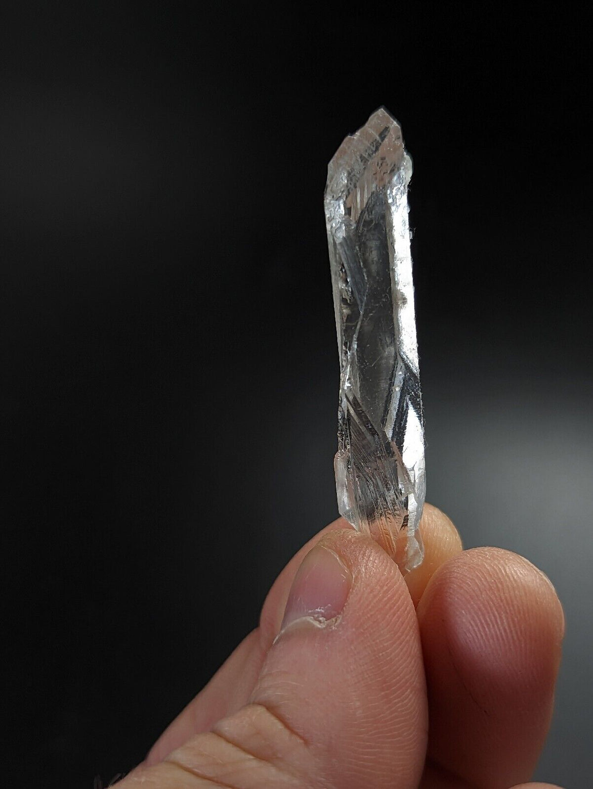 Clear Quartz Crystal Point Very Rare form- Garland County Arkansas old stock - Collectibles:Rocks Fossils &