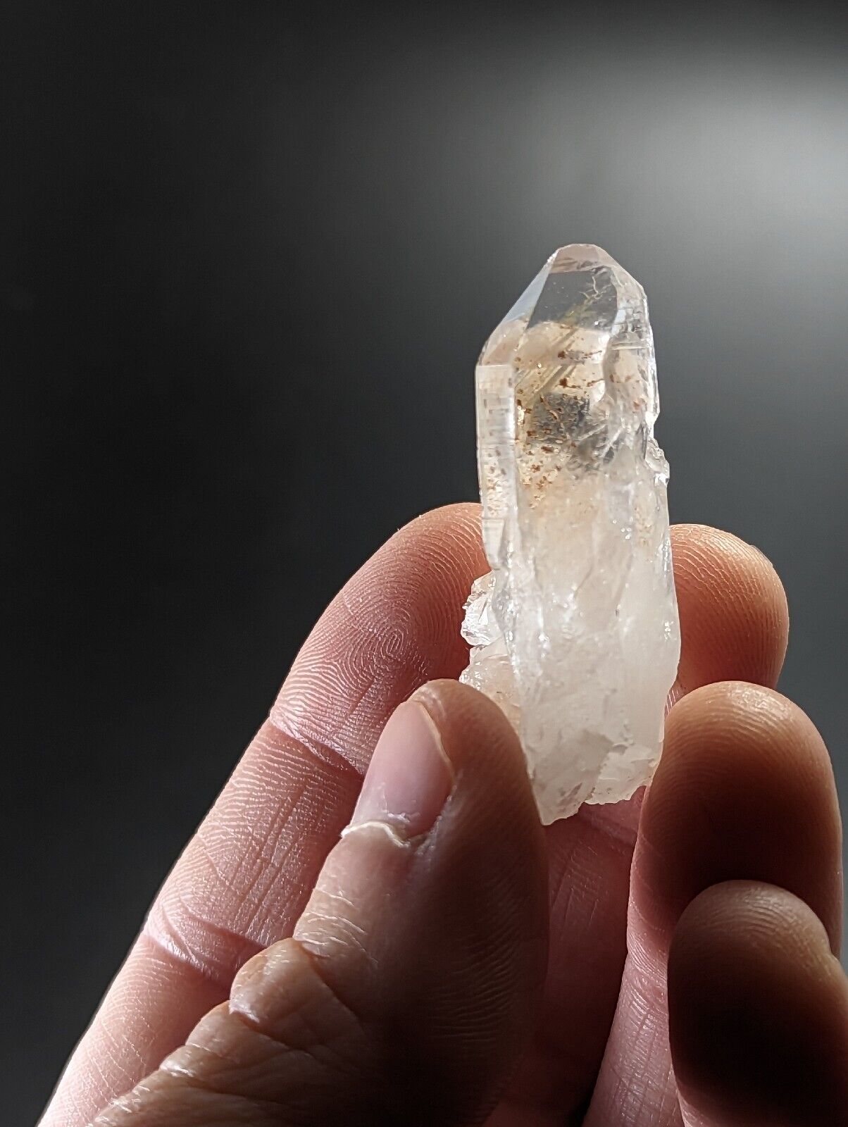 Clear Quartz Crystal w/ inclusions - Montgomery County Arkansas ooak - Collectibles:Rocks Fossils & Minerals:Crystals