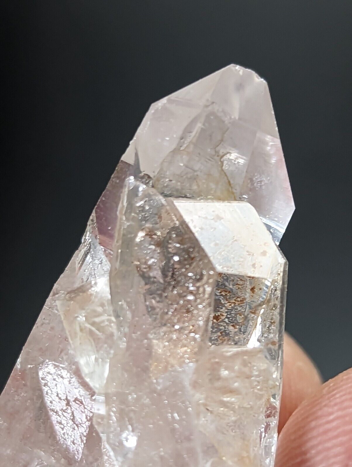 Clear Quartz Crystal w/ inclusions - Montgomery County Arkansas ooak - Collectibles:Rocks Fossils & Minerals:Crystals