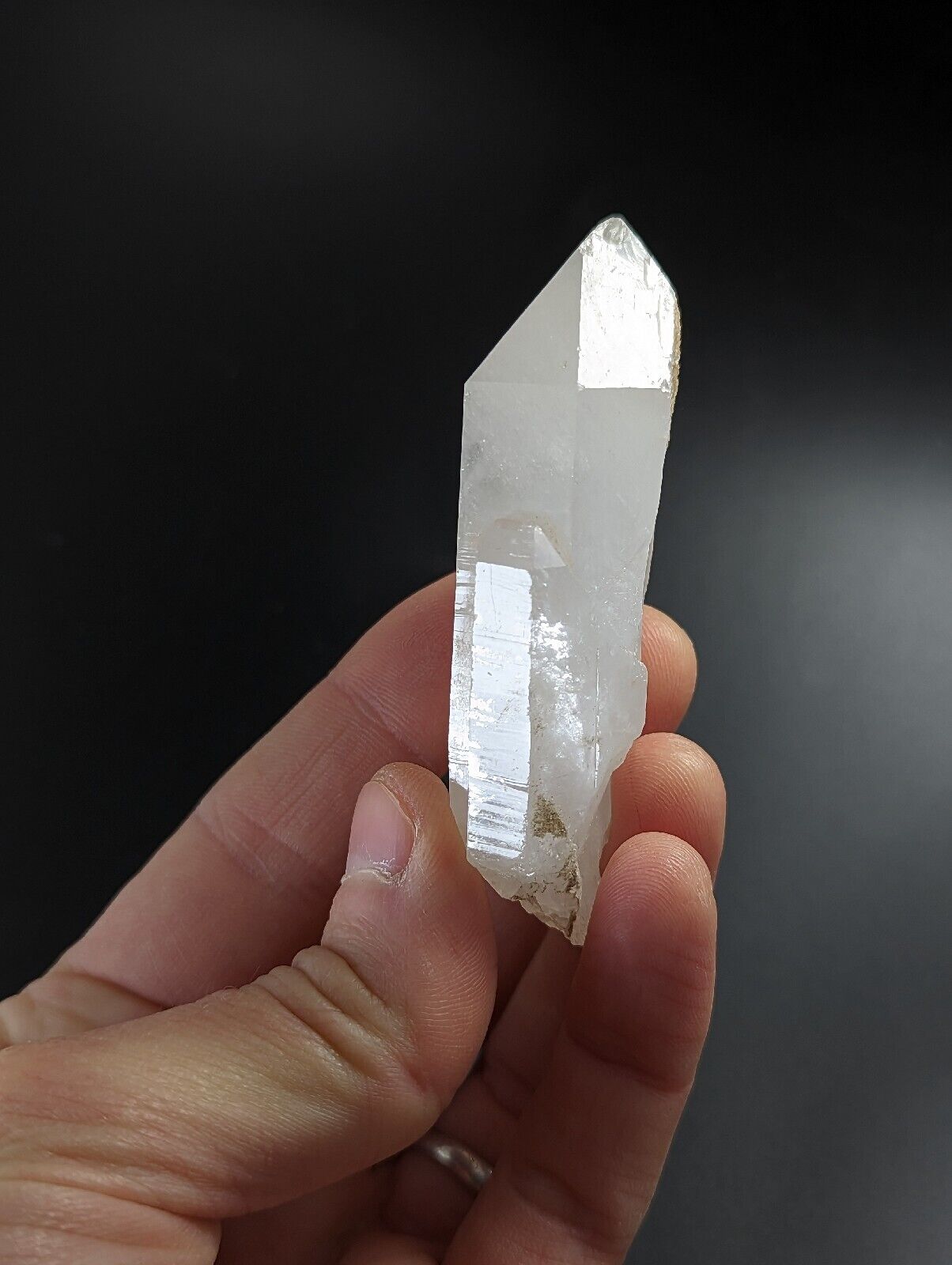 Cookeite on Quartz Crystal - Rare Old Stock - Pulaski County Arkansas ooak - Collectibles:Rocks Fossils &
