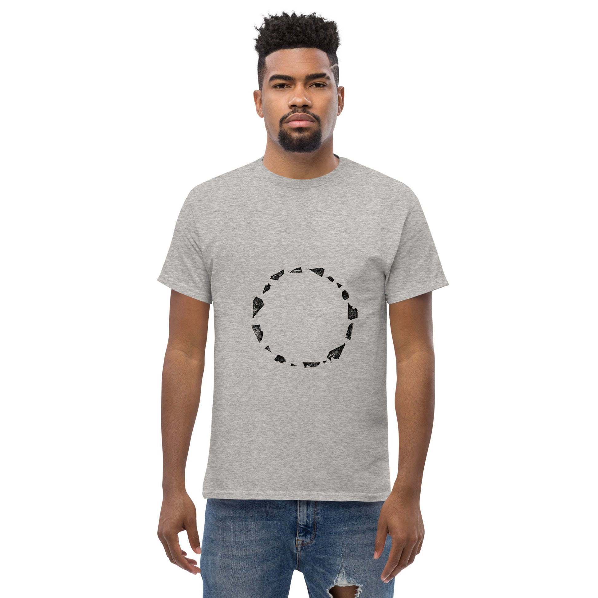 Crystal Circle Tee unisex/mens/womens - Arkansas Minerals - Sport Grey / S