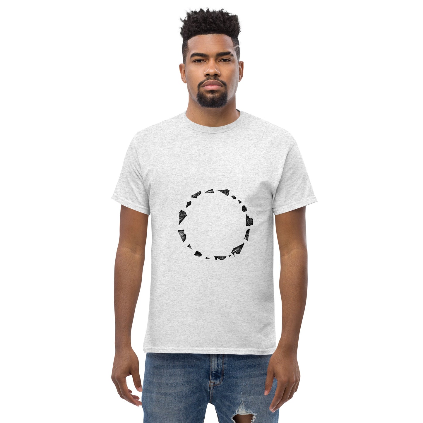 Crystal Circle Tee unisex/mens/womens - Arkansas Minerals - Ash / S