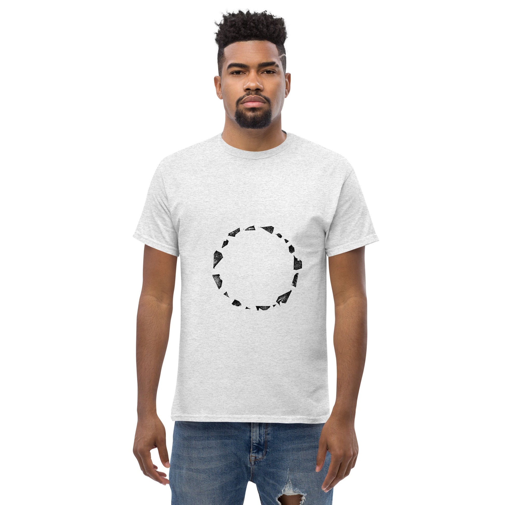 Crystal Circle Tee unisex/mens/womens - Arkansas Minerals - Ash / S