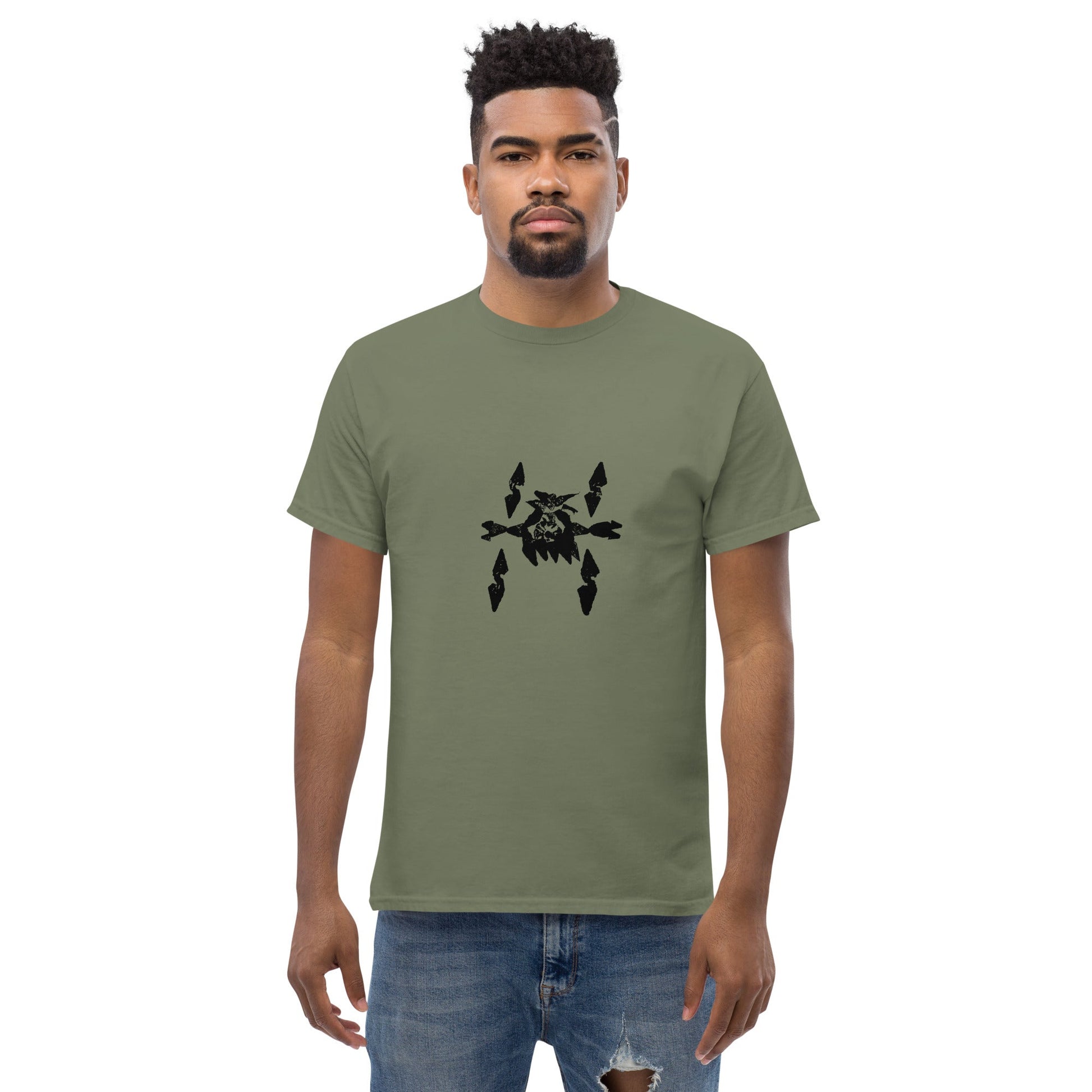 Crystal Creature #2 Tee unisex/mens/womens - Arkansas Minerals - Military Green / S