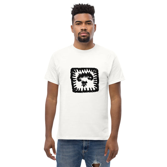 Crystal Creature #5 Tee (Black Ink) unisex/mens/womens - Arkansas Minerals - White / S