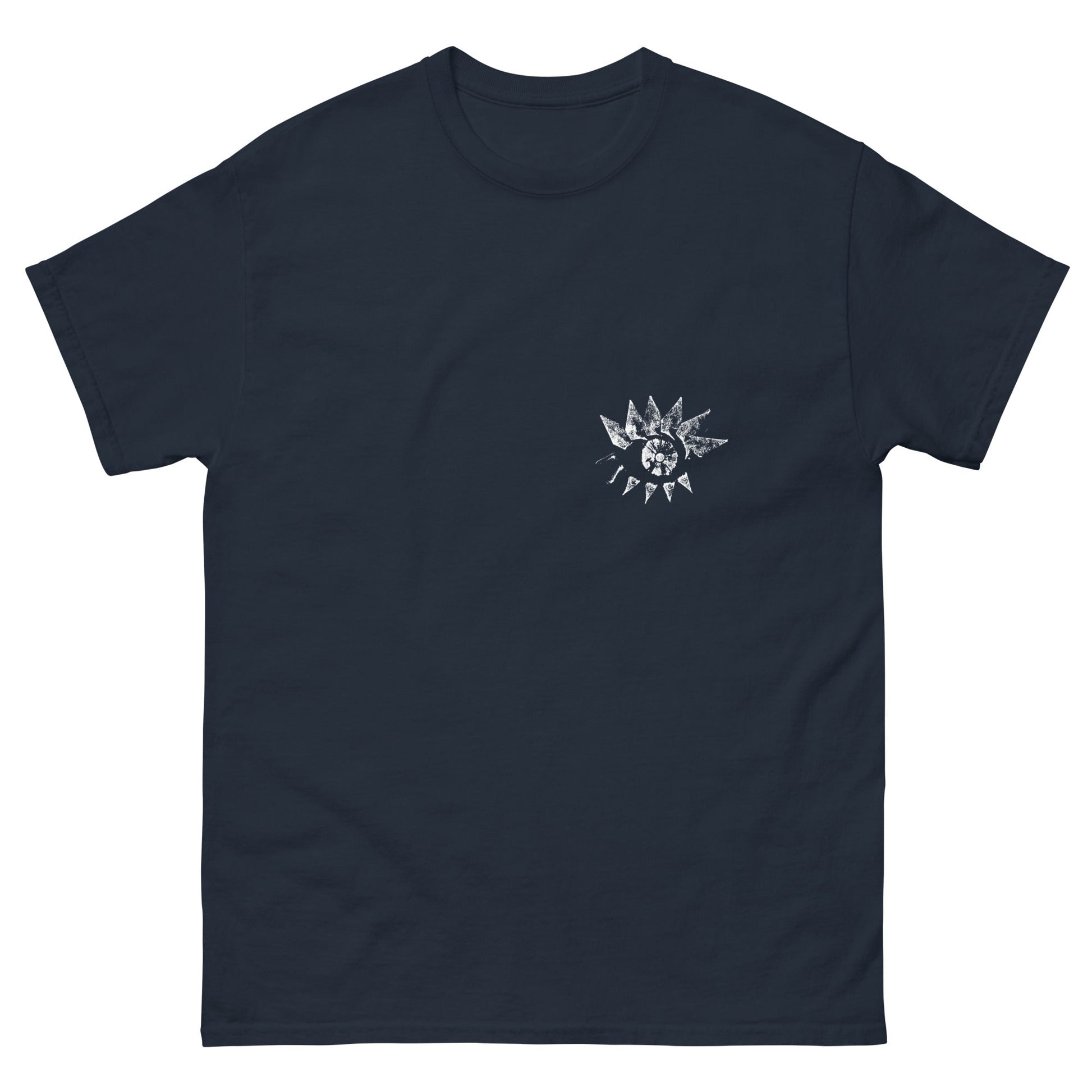 Crystal Eye Tee unisex/mens/womens (White Ink) - Arkansas Minerals - Navy / S