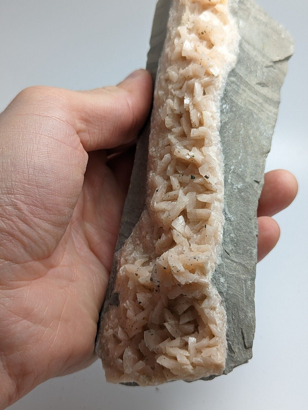 Dolomite with Chalcopyrite Rare Old Stock Black Rock Lawrence Co. Arkansas - Collectibles:Rocks Fossils &