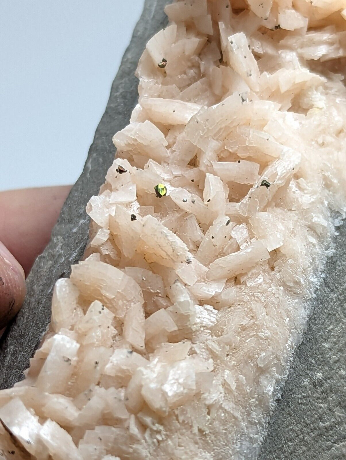 Dolomite with Chalcopyrite Rare Old Stock Black Rock Lawrence Co. Arkansas - Collectibles:Rocks Fossils &