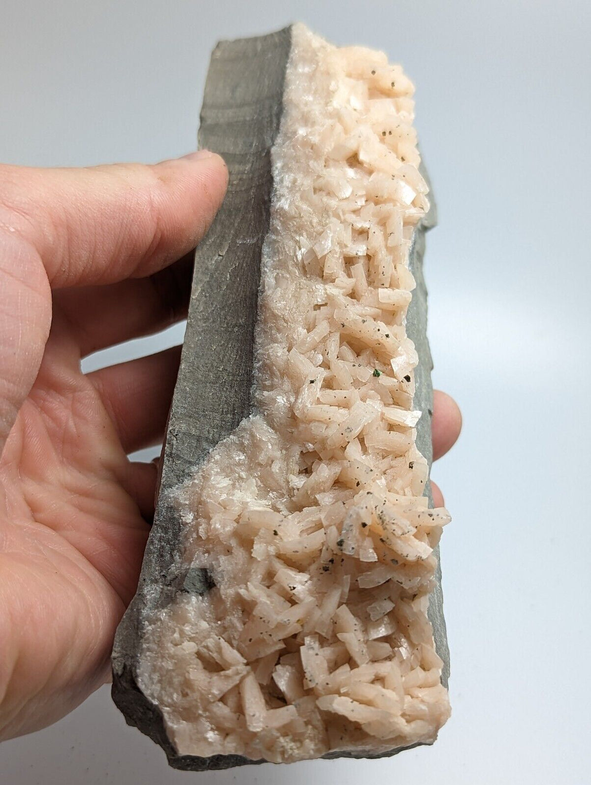 Dolomite with Chalcopyrite Rare Old Stock Black Rock Lawrence Co. Arkansas - Collectibles:Rocks Fossils &
