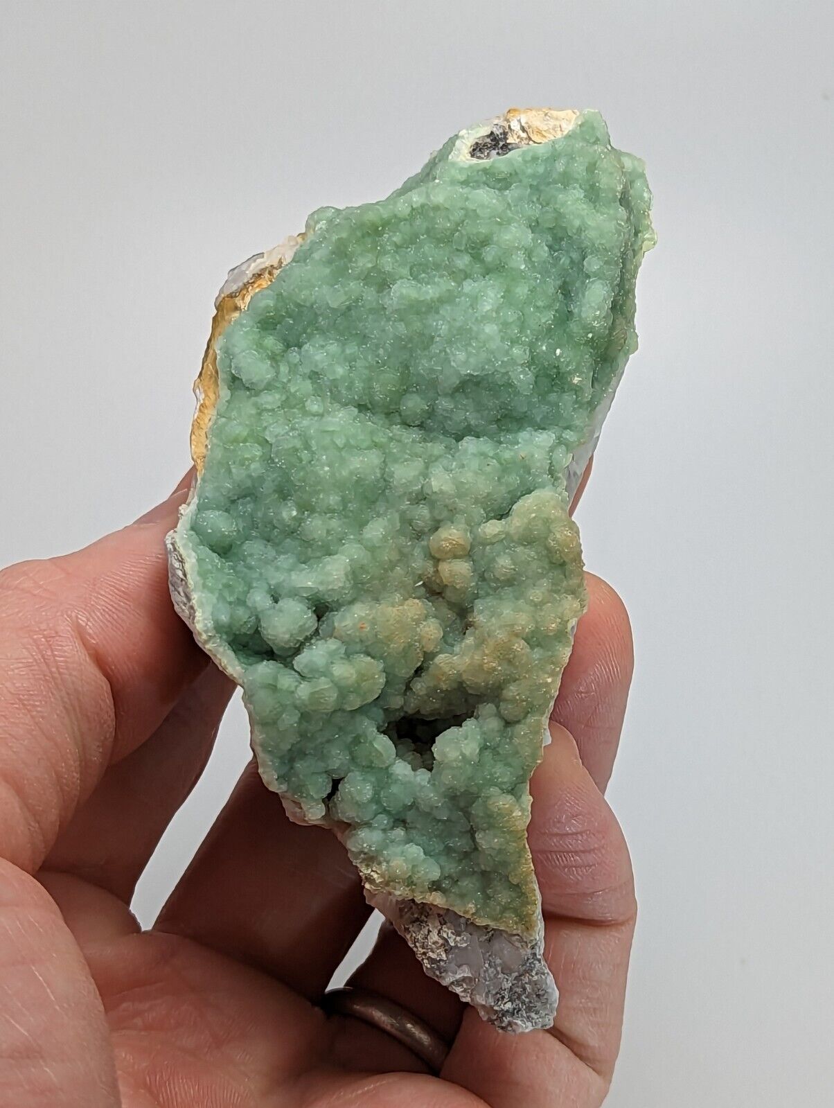 Druzy Wavellite on Quartz - Mauldin Mountain Arkansas - Collectibles:Rocks Fossils & Minerals:Crystals Mineral