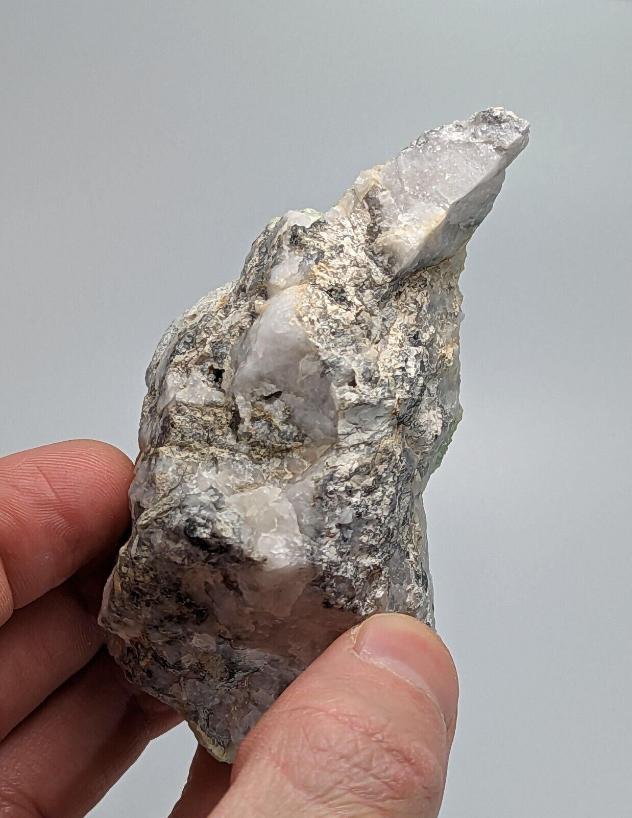 Druzy Wavellite on Quartz - Mauldin Mountain Arkansas - Collectibles:Rocks Fossils & Minerals:Crystals Mineral